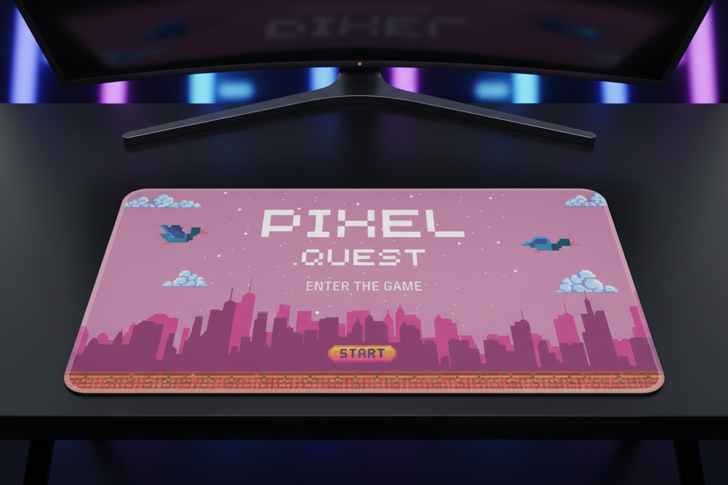 Pixel Quest Gaming Pad - Enter The Game