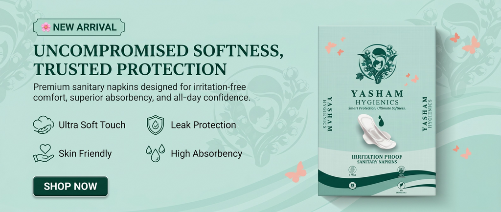 YASHAM Hygienics Irritation Proof Sanitary Napkins